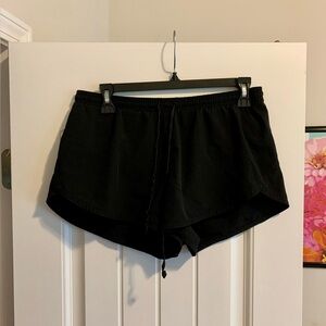 Small black athletic shorts